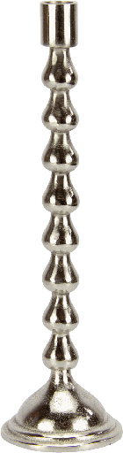 [23208A99] DROP Kerzenständer Höhe 35 cm Metall antik-silber