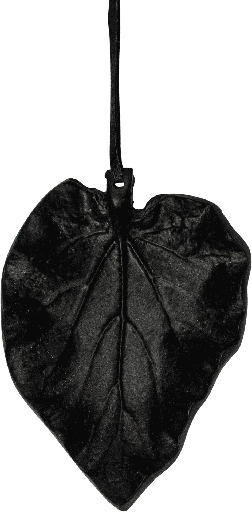 [23212A70] BEECH Blatt 13 cm Metall schwarz